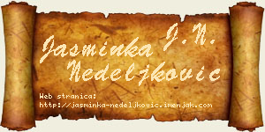 Jasminka Nedeljković vizit kartica